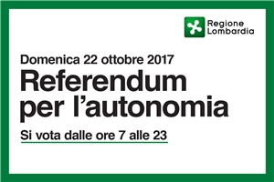 Referendum regionale consultivo 22 ottobre